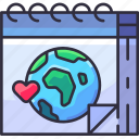 earth day, world, globe, love, calendar, ecology, eco, leaf, environment