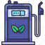 eco fuel, gas, station, oil, petrol, ecology, eco, leaf, environment 