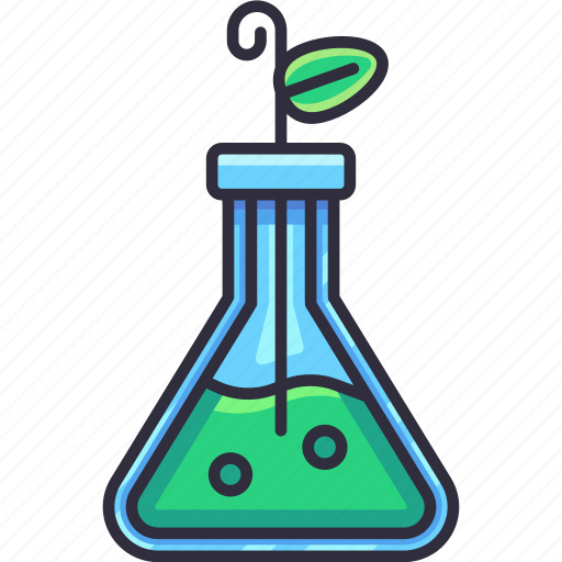 Flask, tube, laboratory, science, plant, ecology, eco icon - Download on Iconfinder