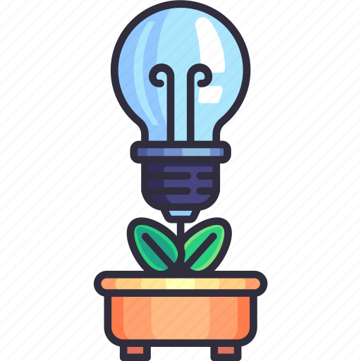 Green idea, bulb, light, lamp, innovation, ecology, eco icon - Download on Iconfinder