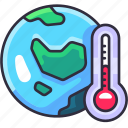 temperature, thermometer, globe, earth, ecology, eco, leaf, environment