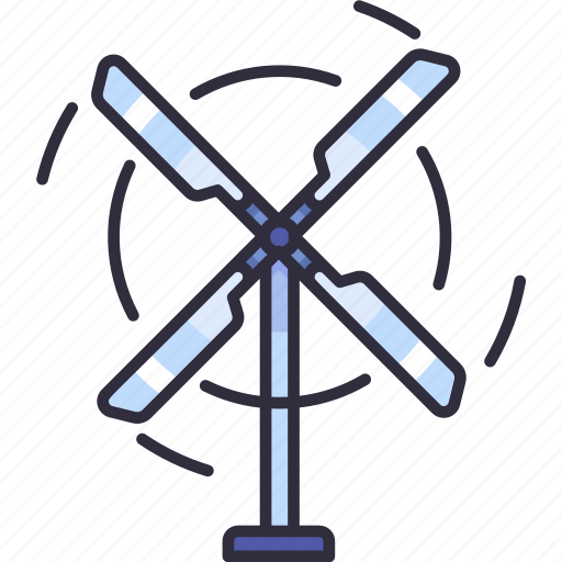 Windmill, turbine, wind energy, wind, power, ecology, eco icon - Download on Iconfinder