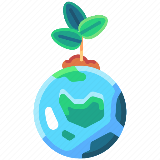Ecology, mother earth day, earth day, globe, plant, eco, leaf icon - Download on Iconfinder