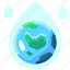 water, drop, globe, earth, clean water, ecology, eco, leaf, environment 