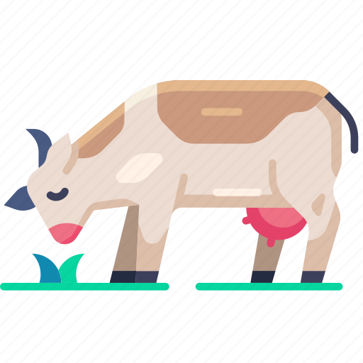Cow, cattle, animal, mammal, milk, farming, farmer icon - Download on Iconfinder