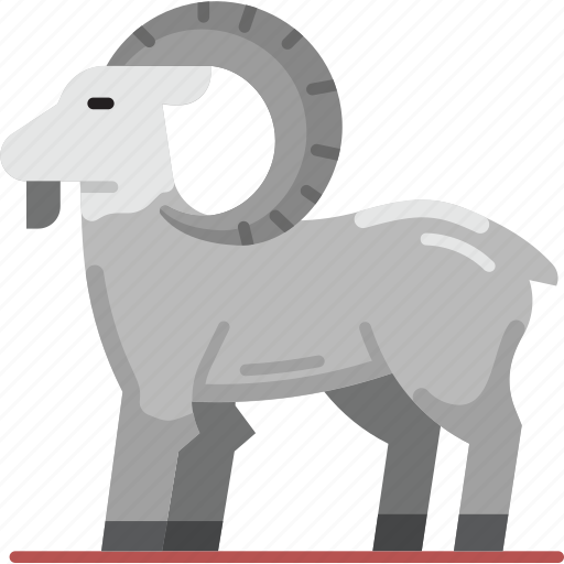 Ram goat, goat, sheep, animal, farming, farmer, farm icon - Download on Iconfinder