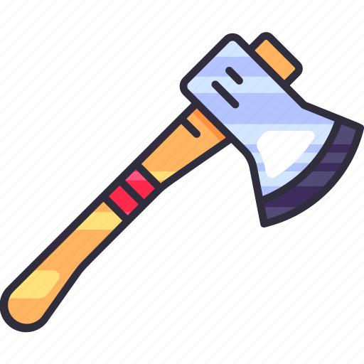 Axe, hatchet, weapon, blade, cut, gardener, gardening icon - Download on Iconfinder