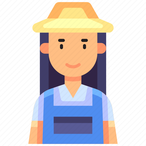 Female gardener, girl, woman, profession, avatar, gardener, gardening icon - Download on Iconfinder