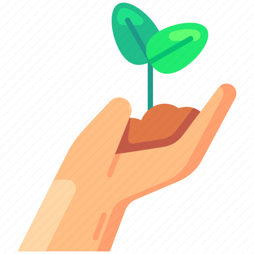 Hand sprout, eco, plant, growth, soil, gardener, gardening icon - Download on Iconfinder