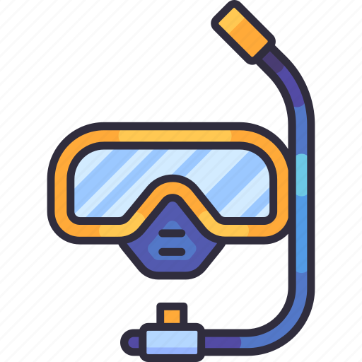 Diving, mask, scuba, snorkle, goggles, summer, holiday icon - Download on Iconfinder