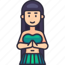 hawaiian, woman, girl, dancer, culture, summer, holiday, travel, season