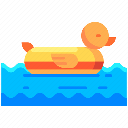 Rubber duck, toy, pool, swimming, swimming pool, summer, holiday icon - Download on Iconfinder