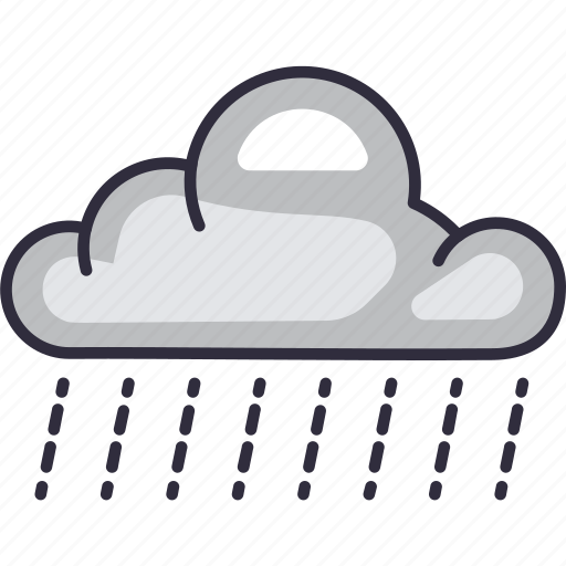 Cloud rain, cloudy, rain, rainy, cloud, weather, forecast icon - Download on Iconfinder