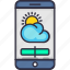 smartphone, app, application, online, mobile, weather, forecast, climate, meteorology 