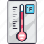 temperature, fahrenheit, thermometer, check, measure, weather, forecast, climate, meteorology 