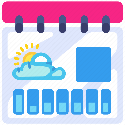 Calendar, date, season, sunny, weather, forecast, climate icon - Download on Iconfinder