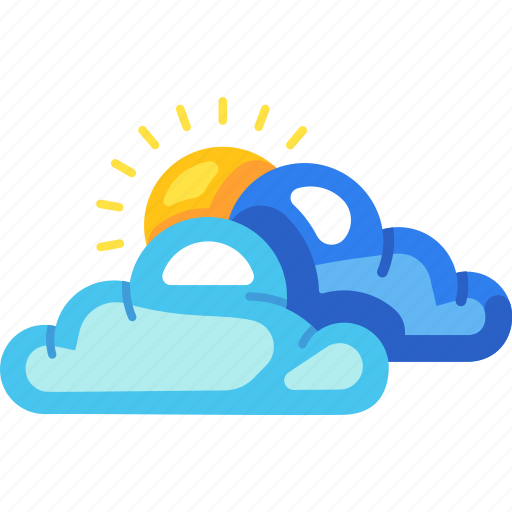 Cloudy cloud sun, cloudy, cloud, sun, weather, forecast, climate icon - Download on Iconfinder