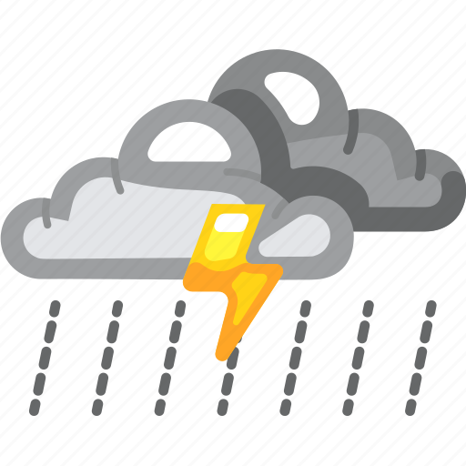 Cloudy cloud rain storm, cloudy, cloud, rain, storm, weather, forecast icon - Download on Iconfinder
