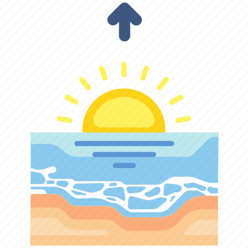 Sunrise, sun, morning, sea, beach, weather, forecast icon - Download on Iconfinder