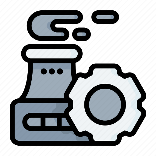 Business, factory, gear, industry, machine icon - Download on Iconfinder