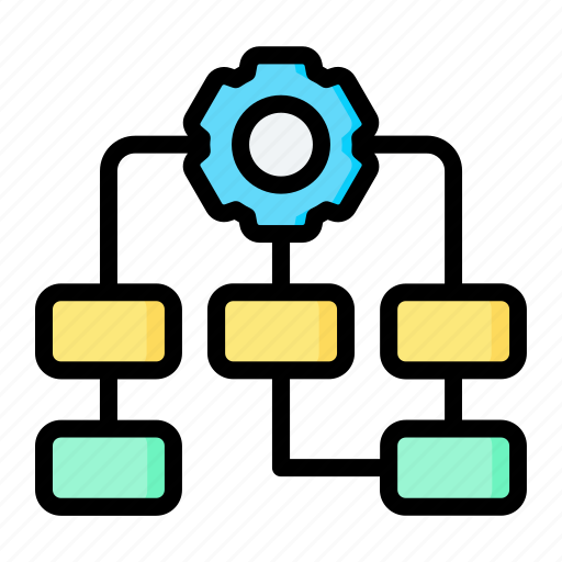 Chart, connection, diagram, network, plan icon - Download on Iconfinder