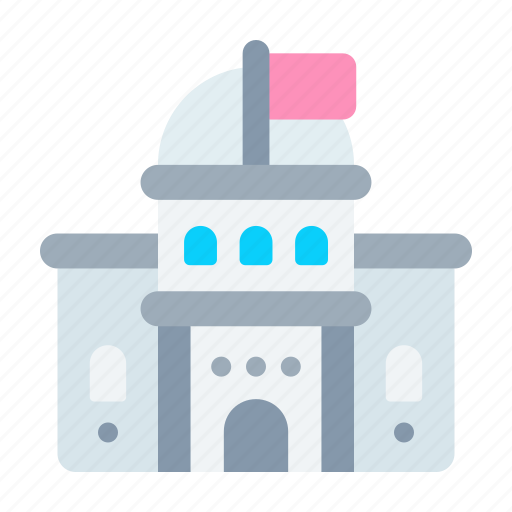 Amenities, city, council, hall, services icon - Download on Iconfinder
