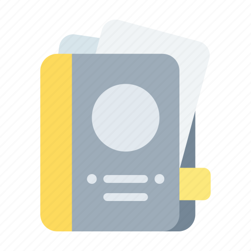 Document, file, pass, passport, personal icon - Download on Iconfinder