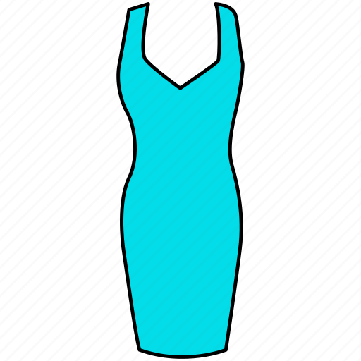 Corporate lady dress icon, dress, gown icon, hollywood style dress icon ...