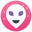 alien face, alinate, avatar, halloween mask, space avatar 