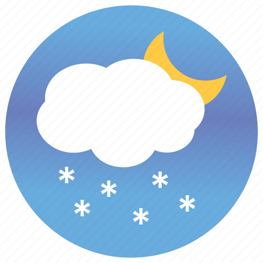Cloud computing, cloudy night, cloudy weather, night view, rain view, weather icon - Download on Iconfinder
