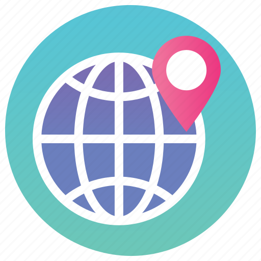 Global access, global location, gps, navigation, network location, pin location icon - Download on Iconfinder