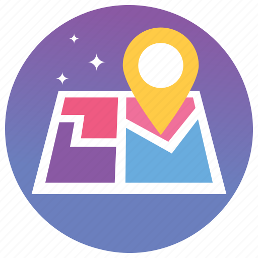 Direction, gps, location, map navigation, navigation, pin icon - Download on Iconfinder