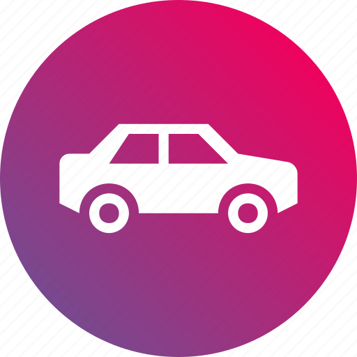 Automobile, car, gradient, motor, motor car, vehicle icon - Download on Iconfinder