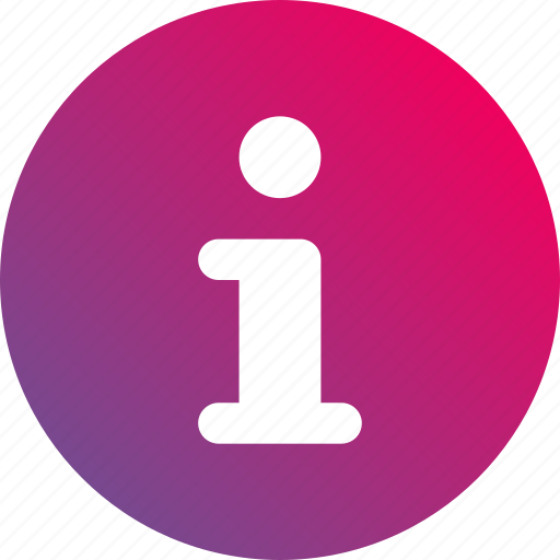 Gradient, hint, info, information, tip icon - Download on Iconfinder