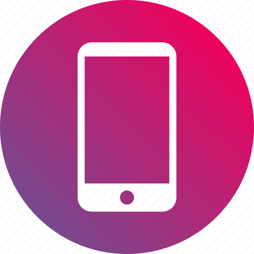 pink phone icon