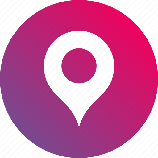Gradient, local, map, marker, pin, position icon - Download on Iconfinder