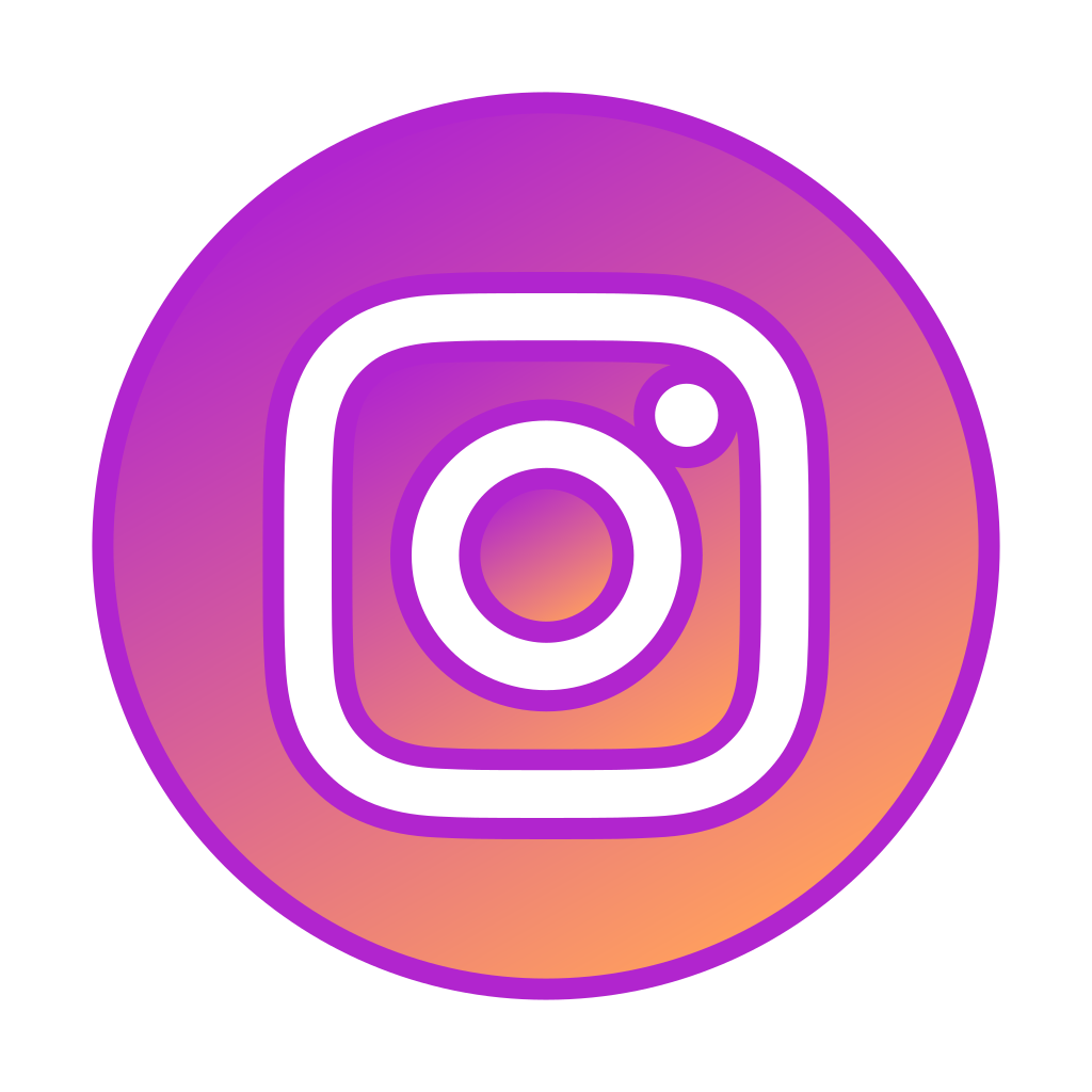 Circle, gradient, gradient icon, instagram, social media icon - Free ...