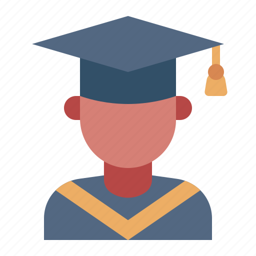 Male, graduate, avatar, graduation, university, collage, school icon - Download on Iconfinder