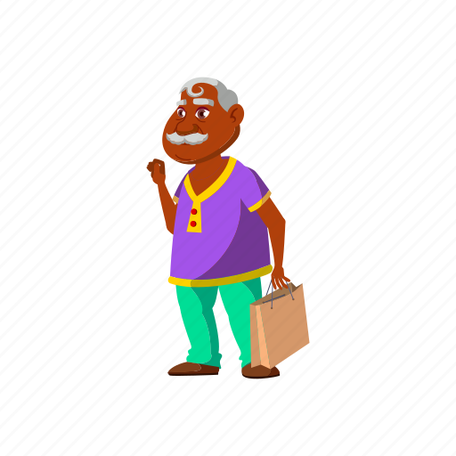 Elderly, overweight, man, aged, shopping, mall, grandfather icon - Download on Iconfinder