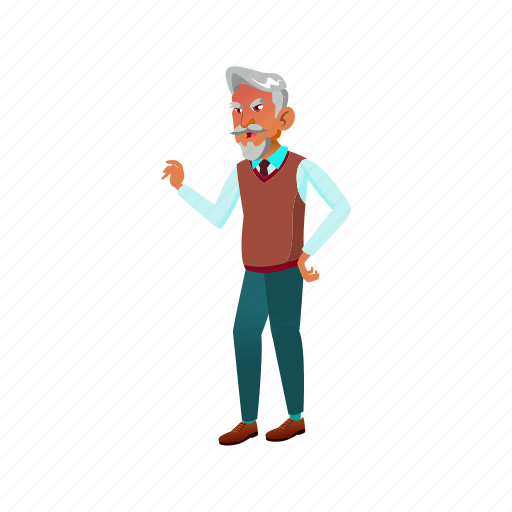 Elderly, angry, grandfather, senior, man, hispanic, old icon - Download on Iconfinder