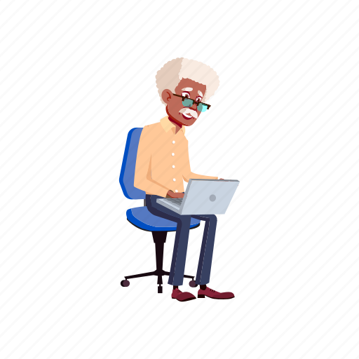 Old, man, chatting, friends, laptop, grandfather, grandpa icon - Download on Iconfinder