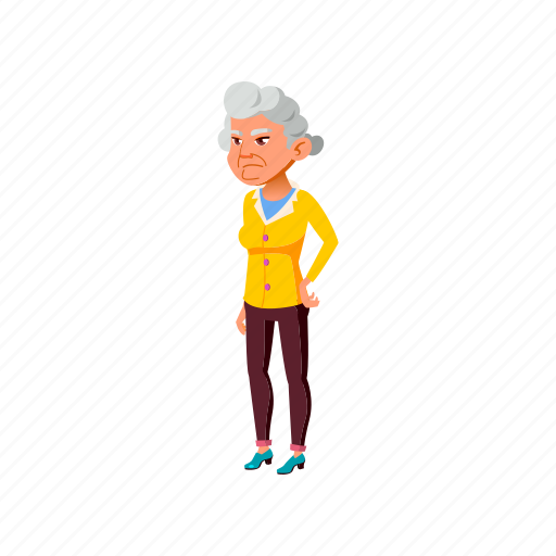 Elderly, sadness, woman, mature, grandmother, senior, age icon - Download on Iconfinder