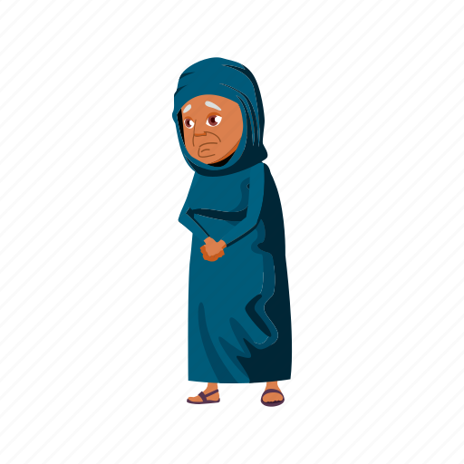 Elderly, old, granny, muslim, woman, mosque, grandmother icon - Download on Iconfinder