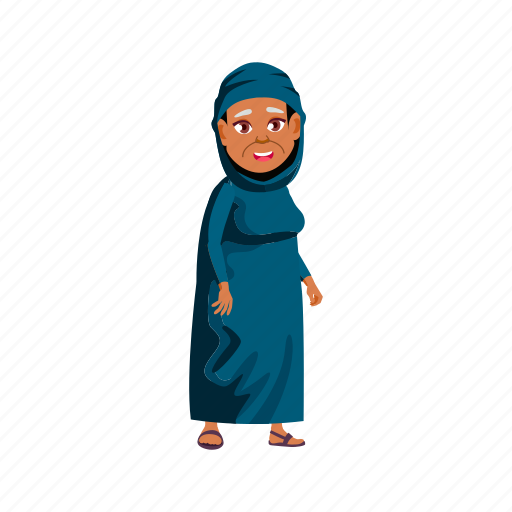 Elderly, arabian, granny, lady, discussing, grandmother, family icon - Download on Iconfinder