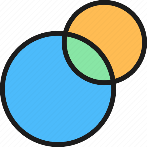 Chart, charts, circle, data, diagram, intersecting, pie icon - Download on Iconfinder