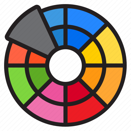Color, wheel, drawing, brush, graphic, design icon - Download on Iconfinder