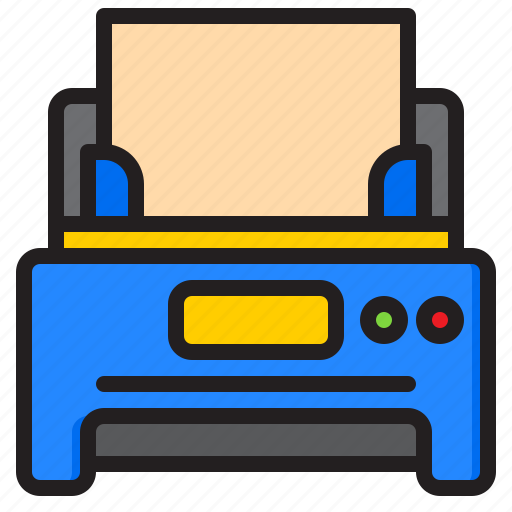 Printer, device, graphic, design, paper, file icon - Download on Iconfinder