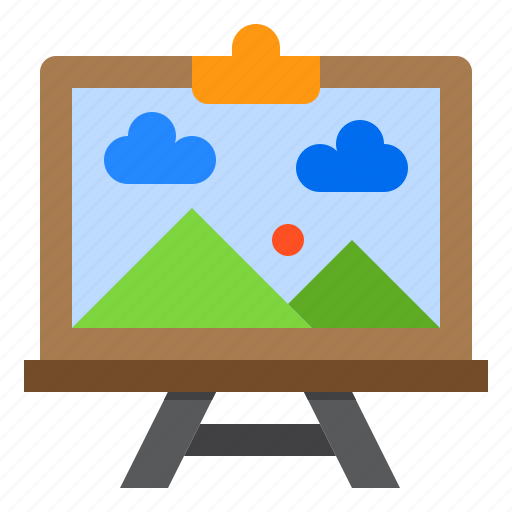 Picture, image, present, whiteboard, graphic icon - Download on Iconfinder