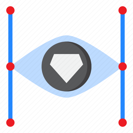 View, eye, graphic, design, diamond icon - Download on Iconfinder