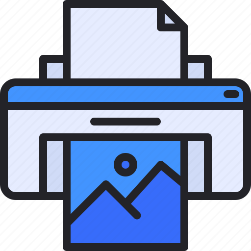 Printing, print, image, photo, paper icon - Download on Iconfinder